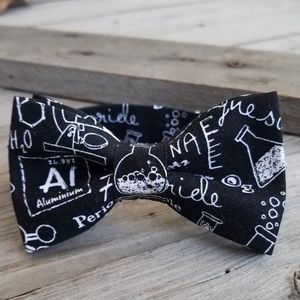 Adjustable science bow tie science gift chemistry bow tie periodical table suit